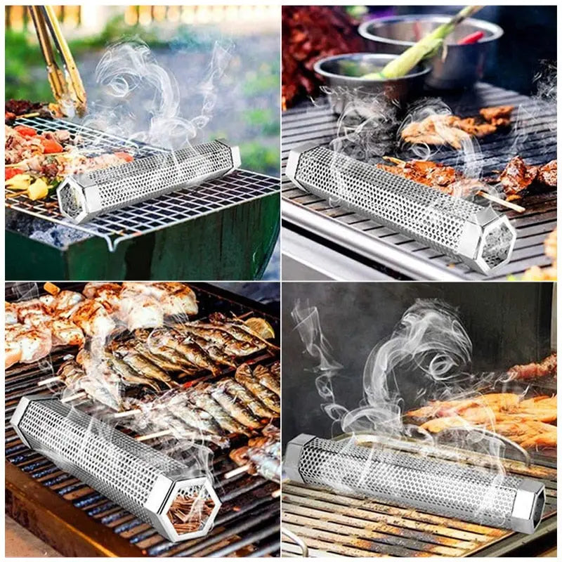 2 Pcs Grill Smoker Box - HuxoHome