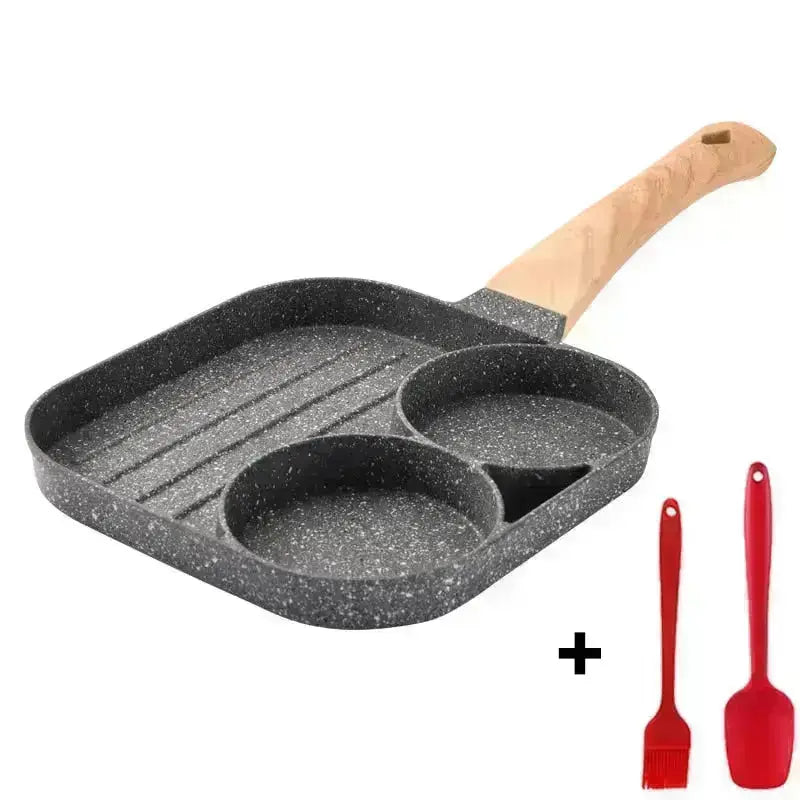 4 Hole Egg Frying Pan - HuxoHome