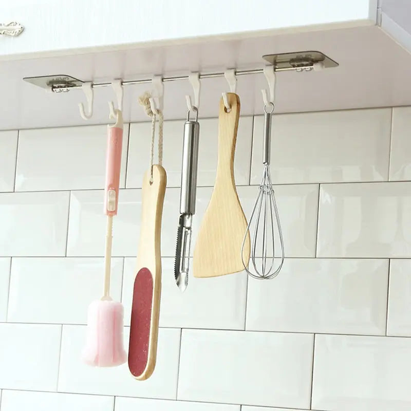 6 Hook Kitchen Tool Holder - HuxoHome