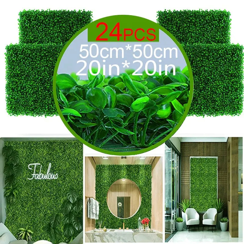 Artificial Grass Wall Panels - HuxoHome