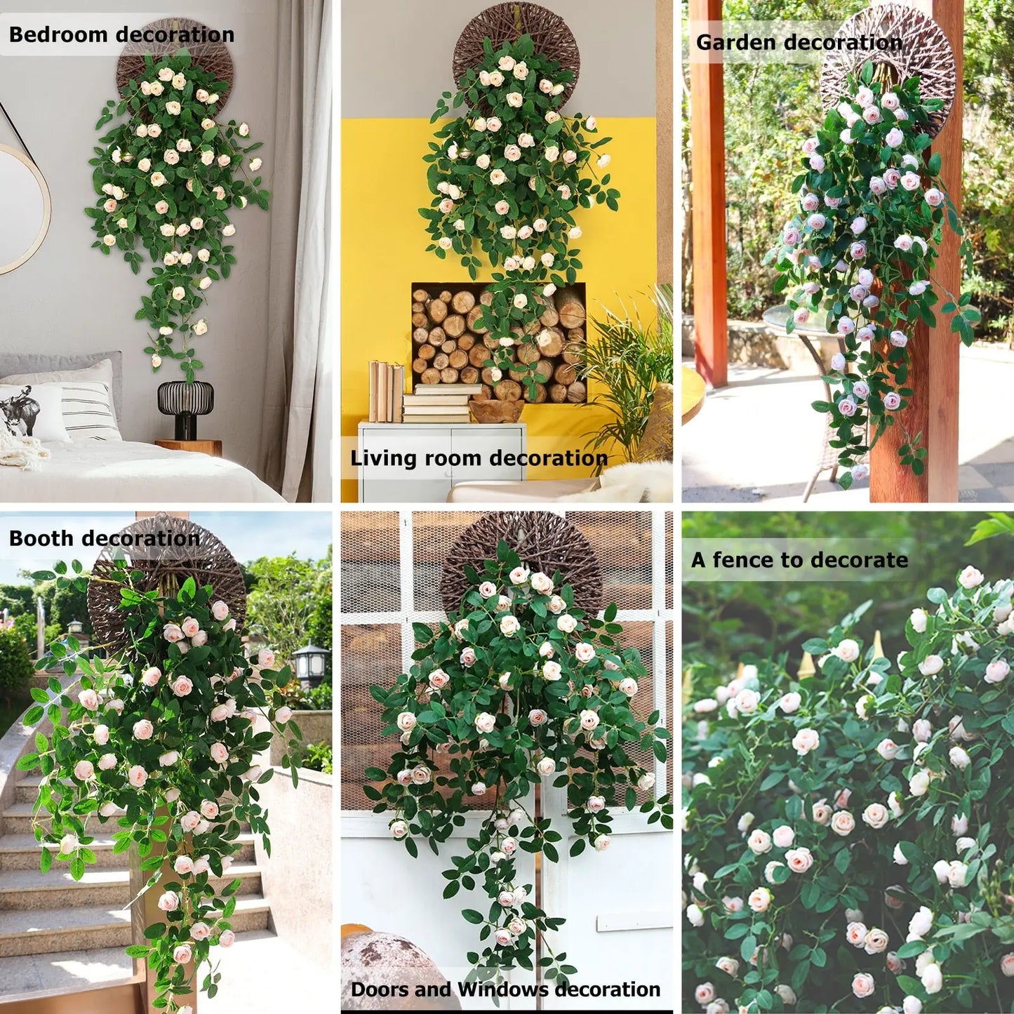 Artificial Hanging Flowers - HuxoHome