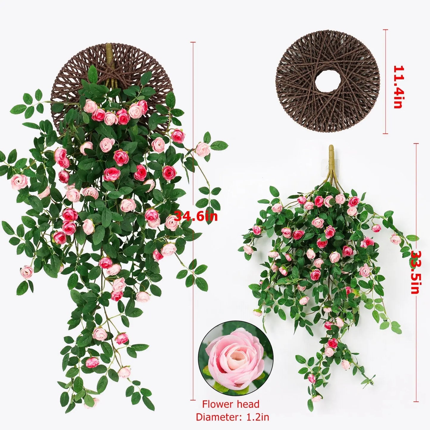 Artificial Hanging Flowers - HuxoHome