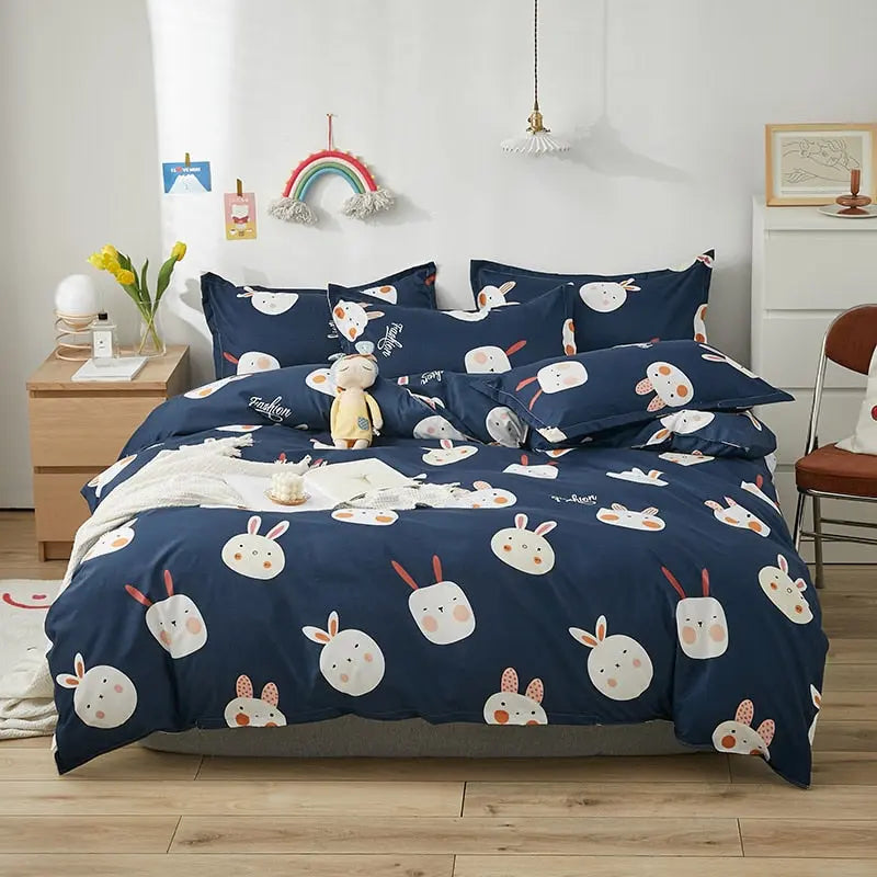 Cartoon Girls Bedding Sets - HuxoHome