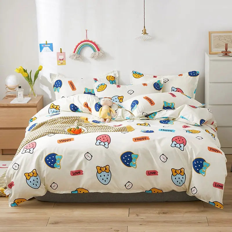 Cartoon Girls Bedding Sets - HuxoHome