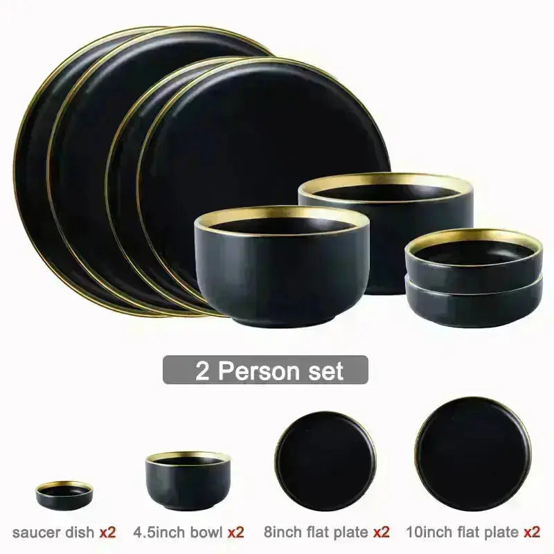 Ceramic Dinnerware Sets - HuxoHome