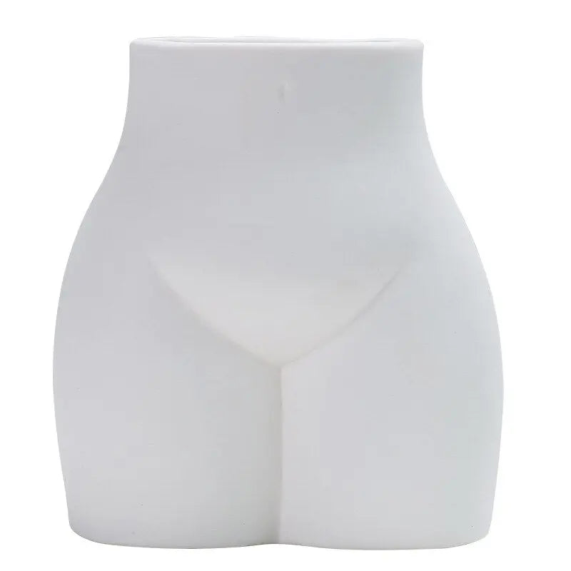 Ceramic Human Body Shape Vase - HuxoHome