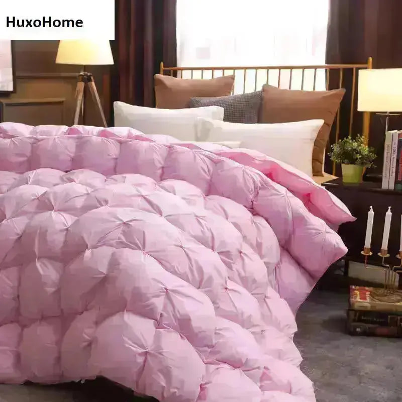 Goose Down Queen Bed Quilt - HuxoHome