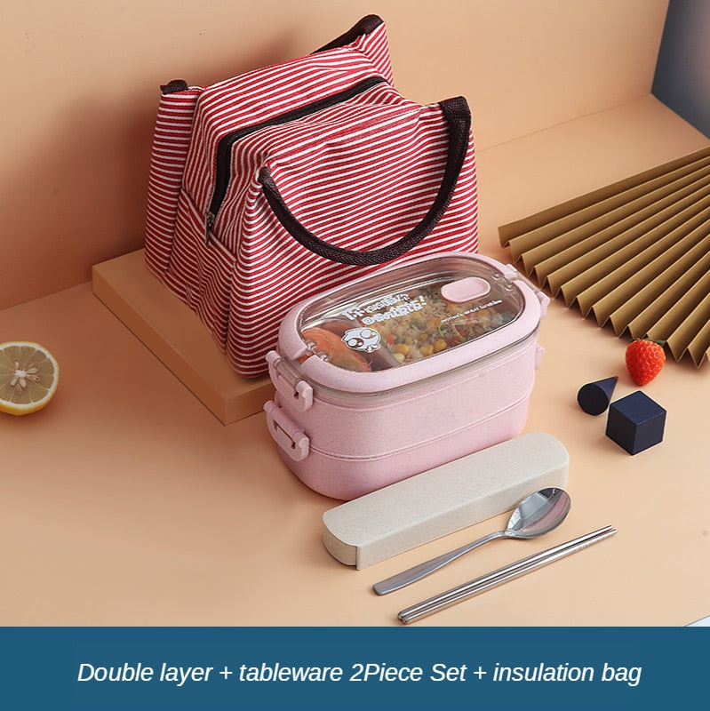 Stainless Steel Insulated Lunch Box - HuxoHome