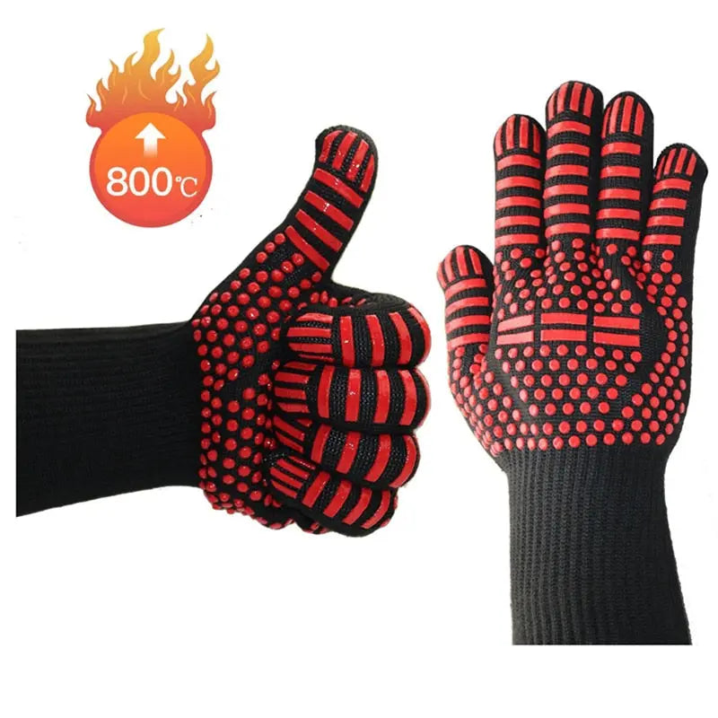 Heat Resistant Oven Mitts - HuxoHome