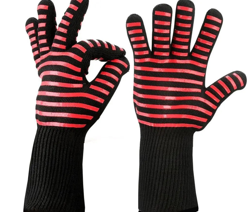 Heat Resistant Oven Mitts - HuxoHome