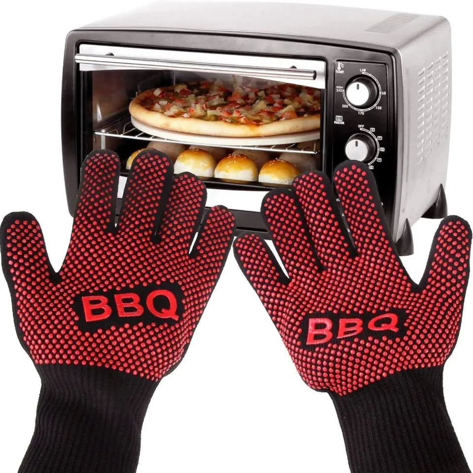 Heat Resistant Oven Mitts - HuxoHome