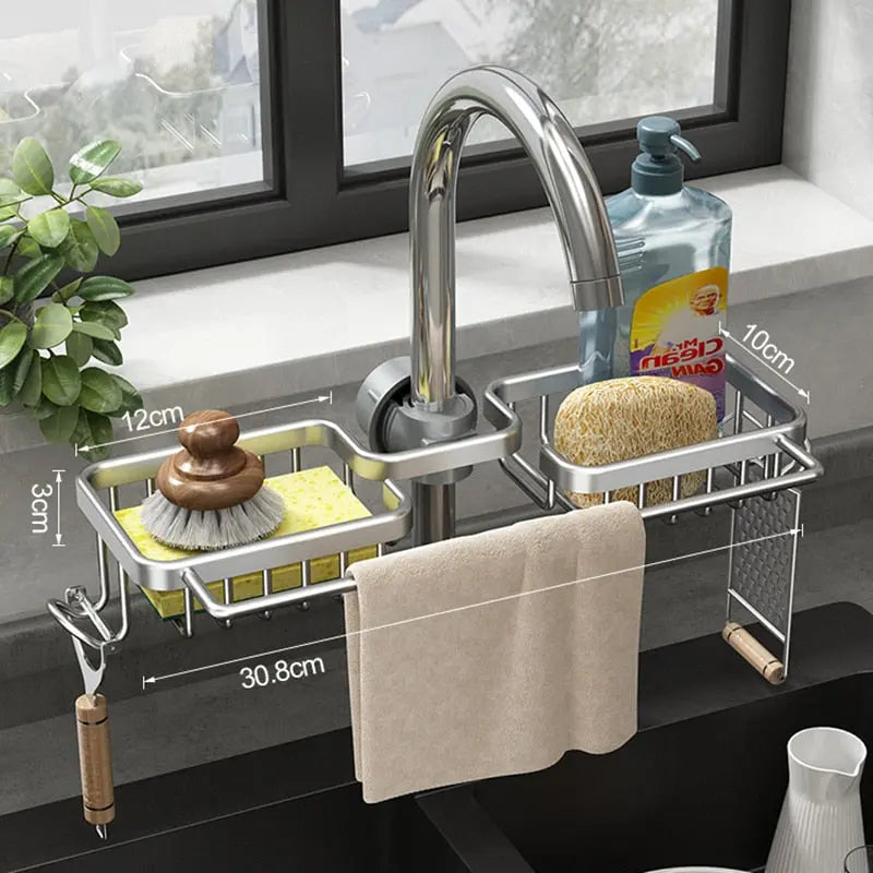 Kitchen or Bathroom Sink Drain Rack - HuxoHome