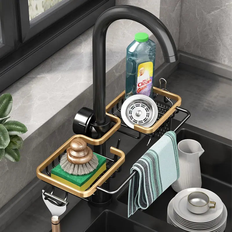 Kitchen or Bathroom Sink Drain Rack - HuxoHome