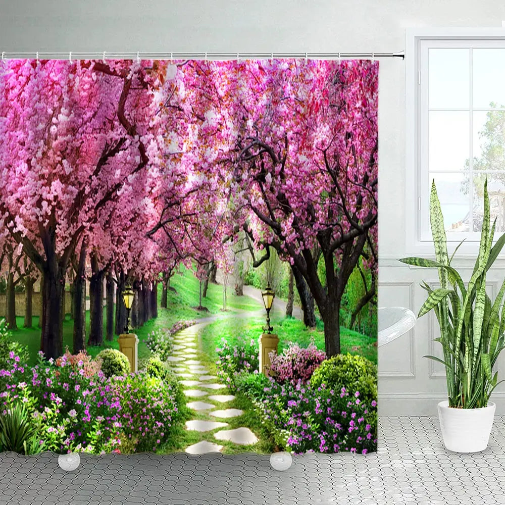 Landscape Shower Curtains - HuxoHome