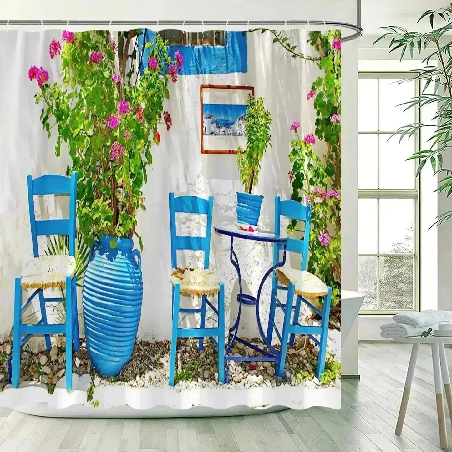 Nature-Inspired Landscape Shower Curtains - Bathroom Refresh