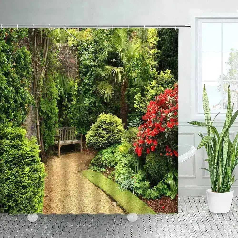 Landscape Shower Curtains - HuxoHome