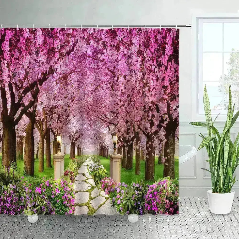 Landscape Shower Curtains - HuxoHome