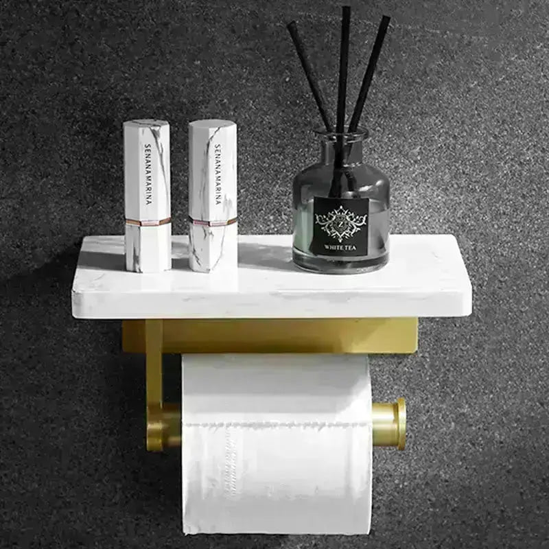 Marble Toilet Paper Holder - HuxoHome