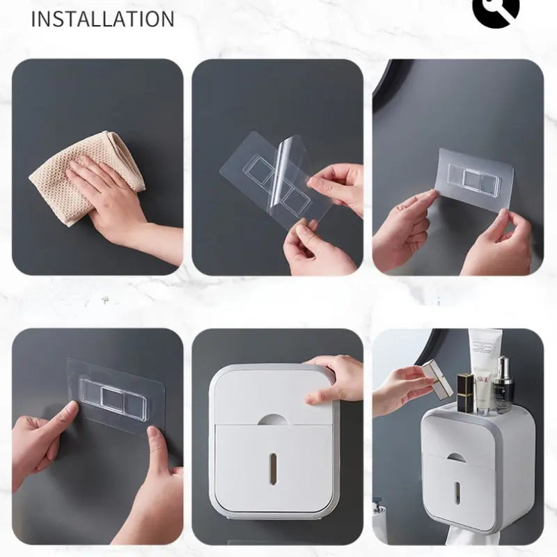 Multi Function Toilet Paper Holder - HuxoHome