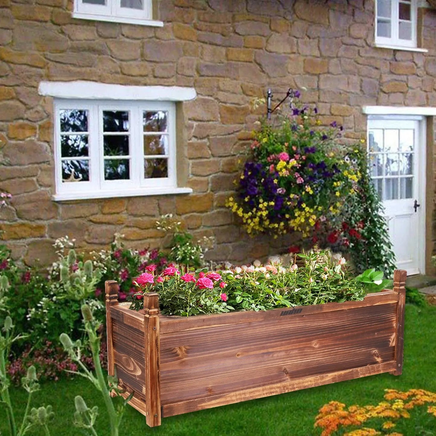 Raised Garden Flower Bed - HuxoHome