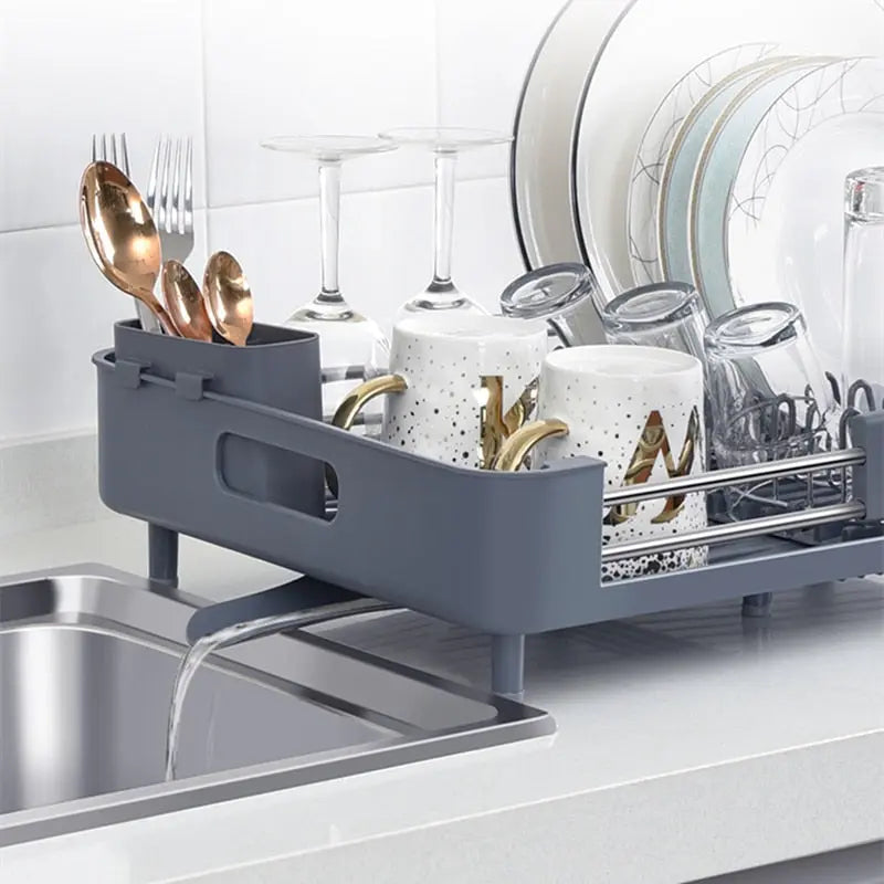 Stainless Steel Dish Drying Rack - HuxoHome