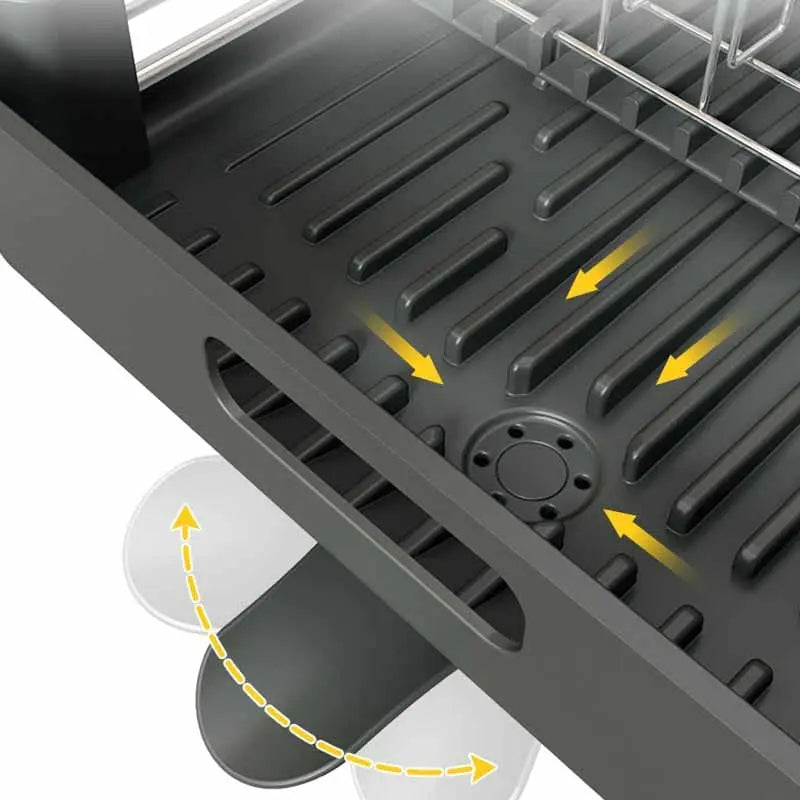 Stainless Steel Dish Drying Rack - HuxoHome