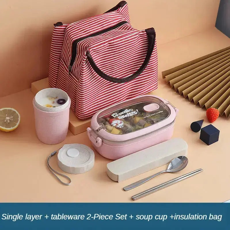 Stainless Steel Insulated Lunch Box - HuxoHome