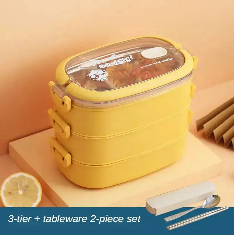 Stainless Steel Insulated Lunch Box - HuxoHome