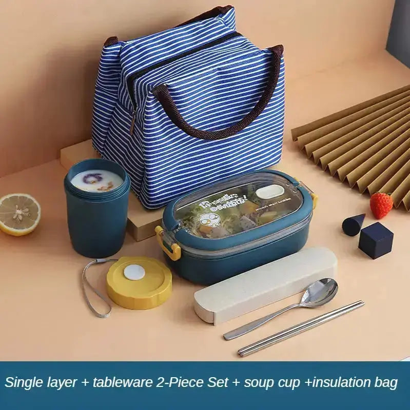 Stainless Steel Insulated Lunch Box - HuxoHome