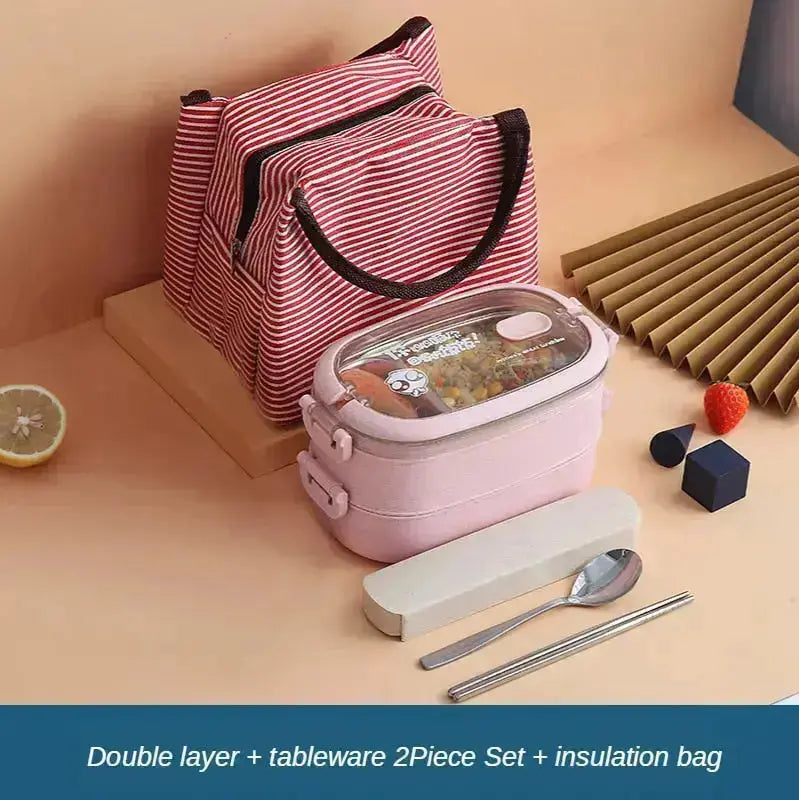 Stainless Steel Insulated Lunch Box - HuxoHome