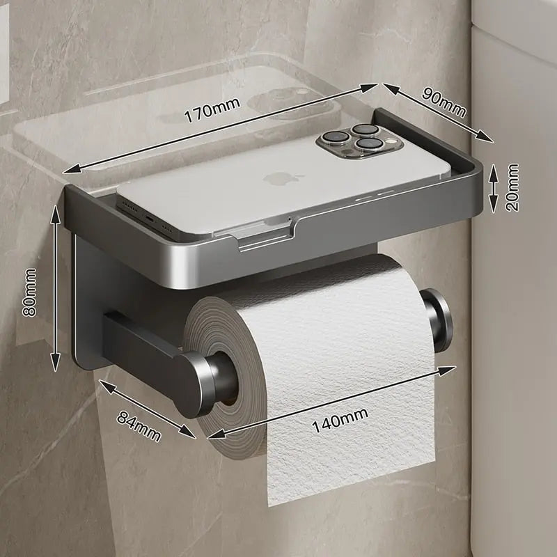 Stainless Steel Toilet Paper Holder - HuxoHome