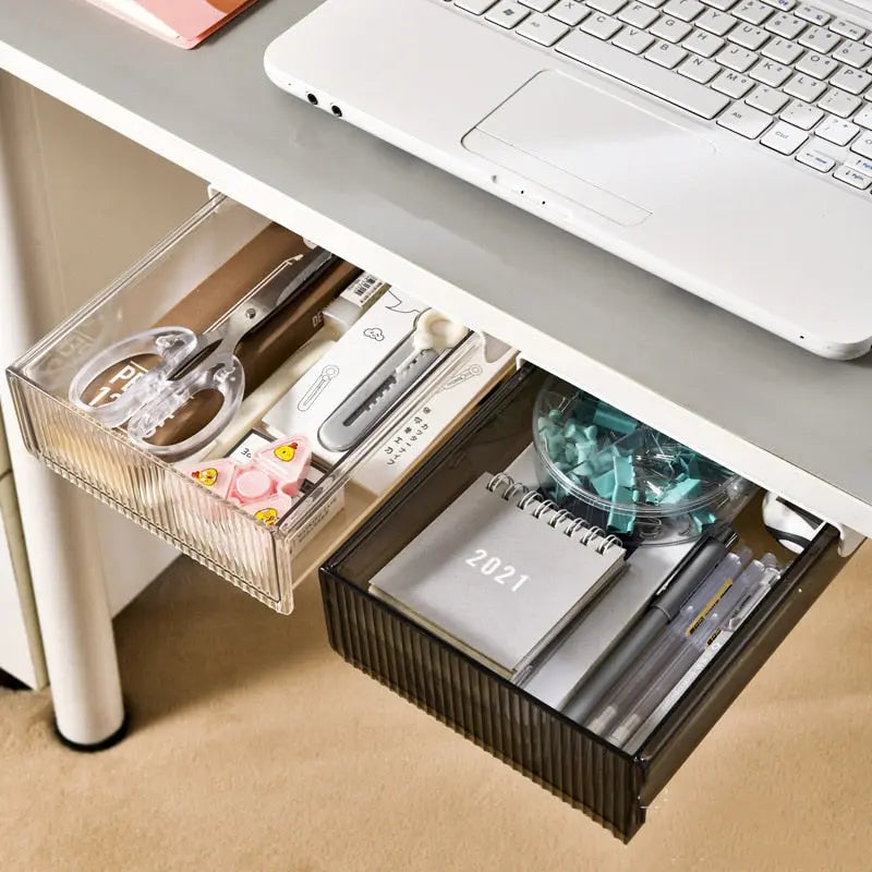 Under Desk Drawer Storage Box for Study Room